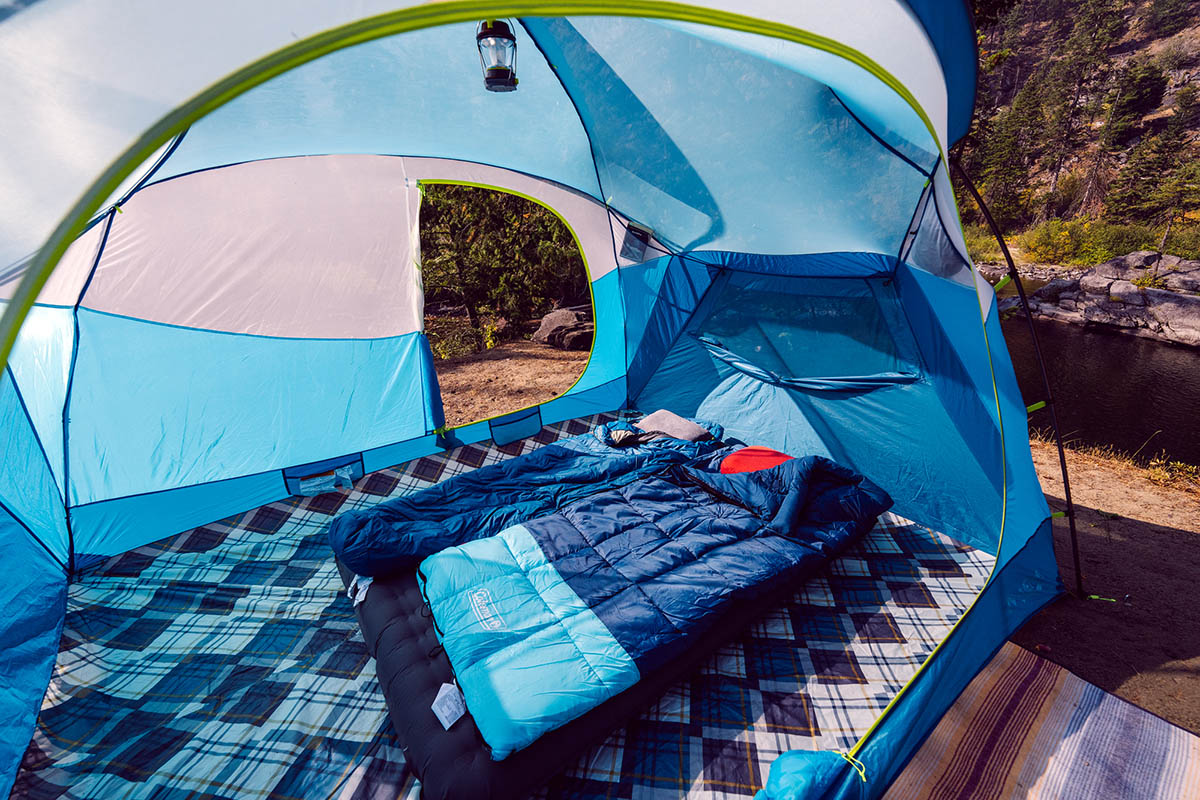Camping tent (interior of Nemo Aurora Highrise)
