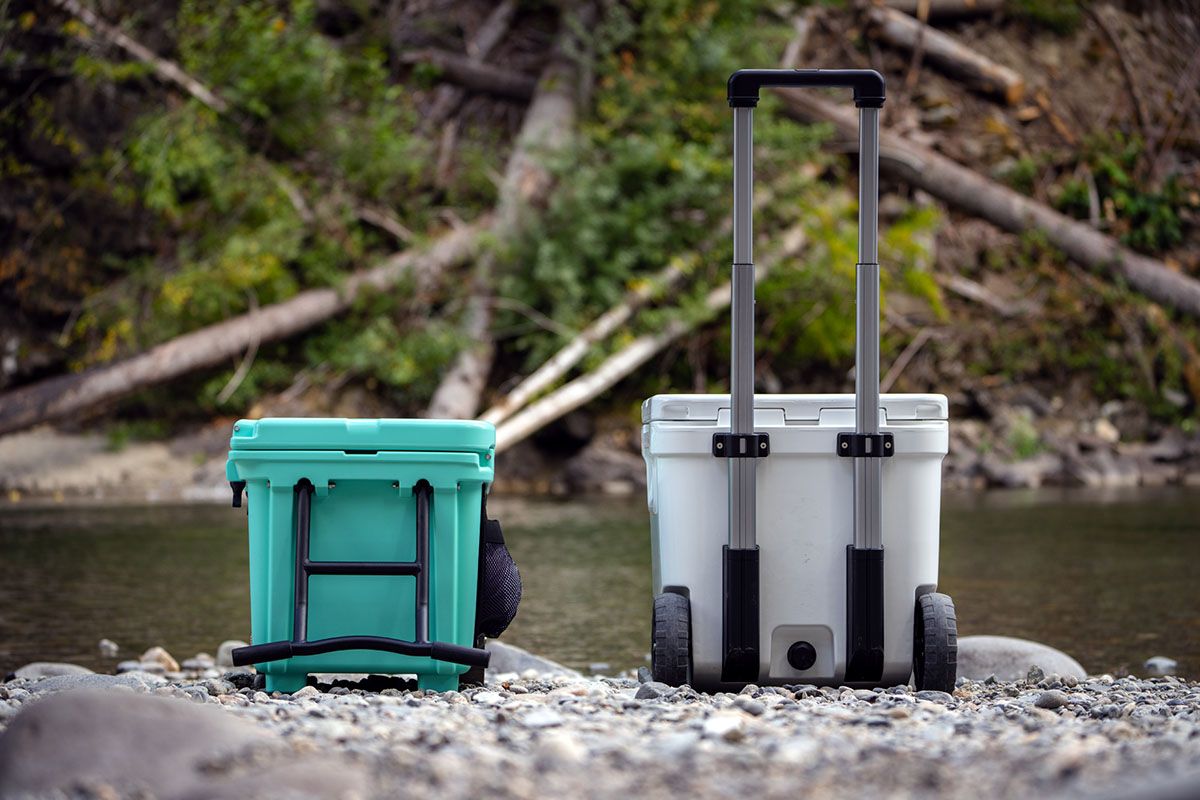 Wheeled coolers (rigid handle and telescoping handle)