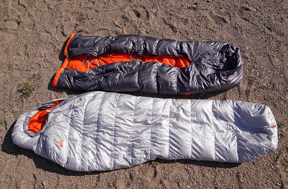 Sleeping bag and quilt (REI Magma)
