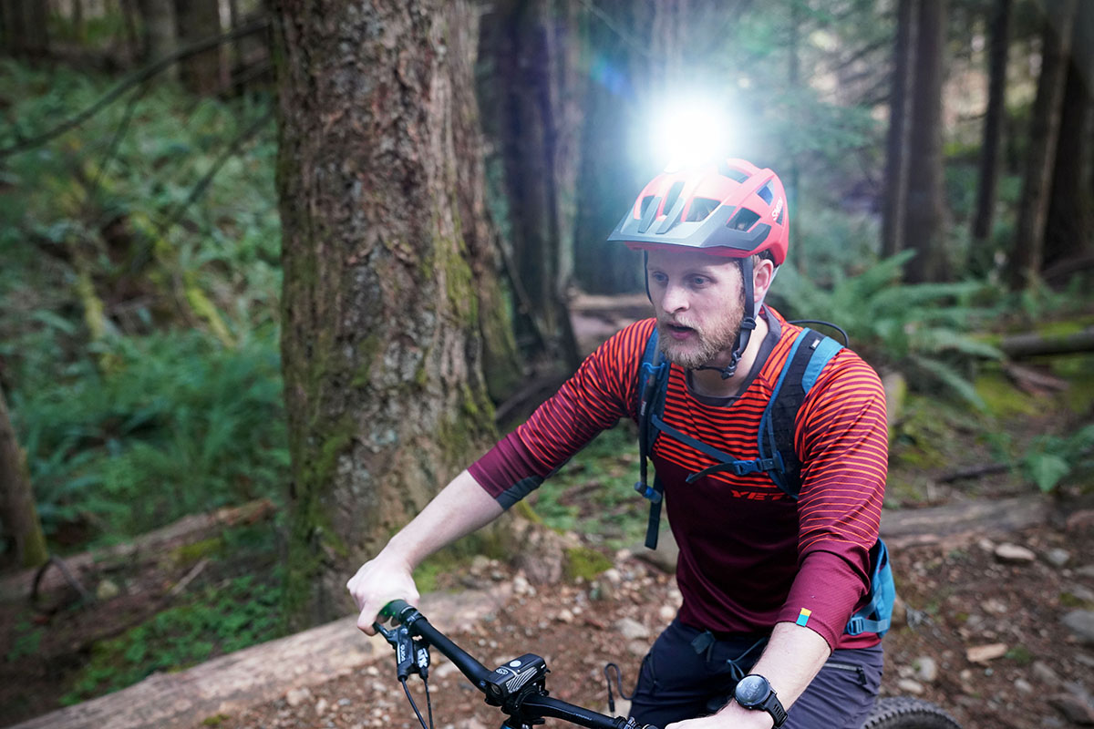 Bike light (helmet mounted)