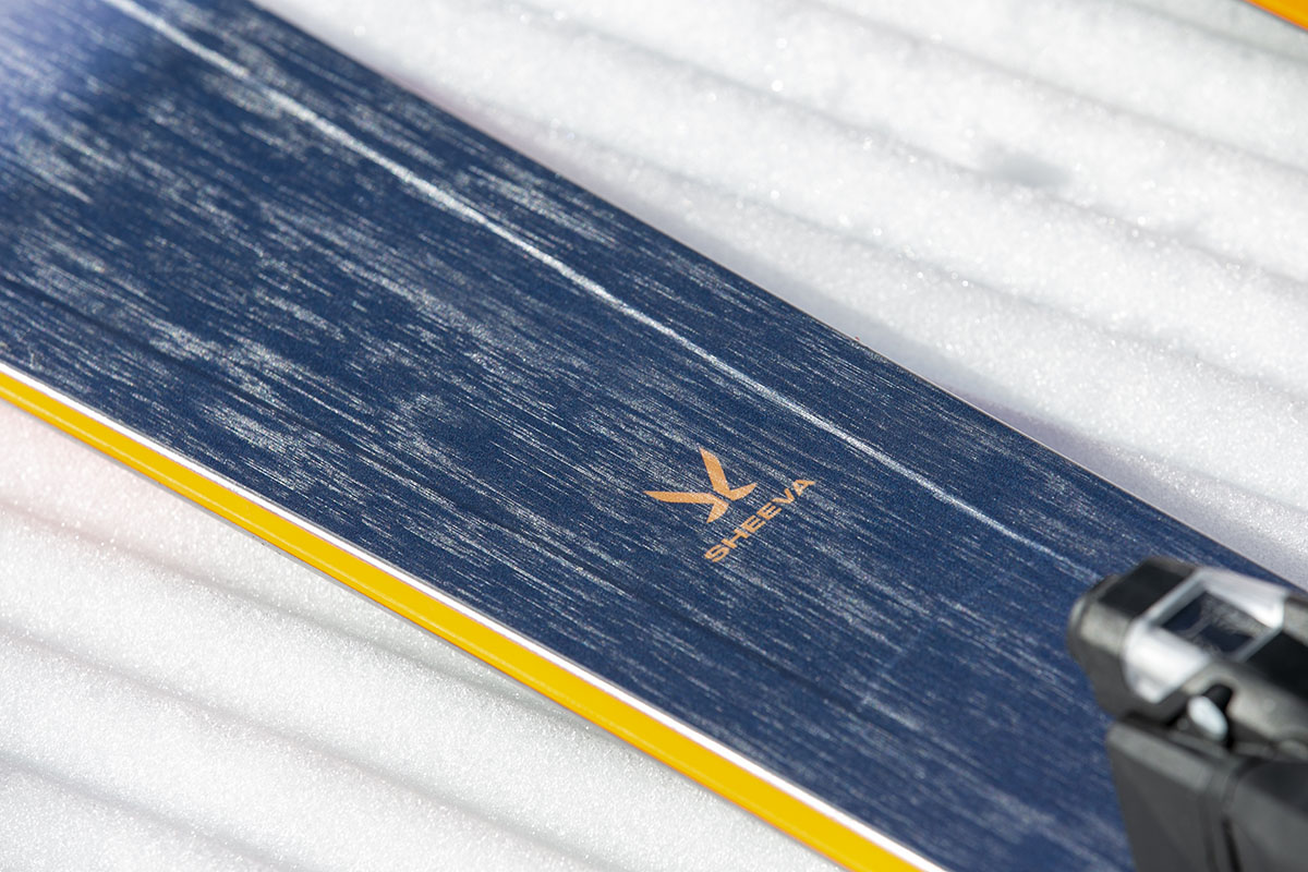Intermediate skis (Blizzard Sheeva 10 topsheet)