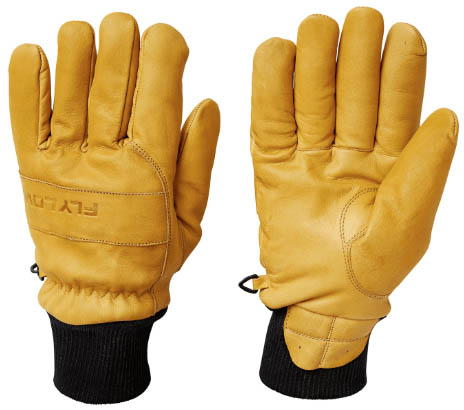FlyLow Ridge leather ski gloves