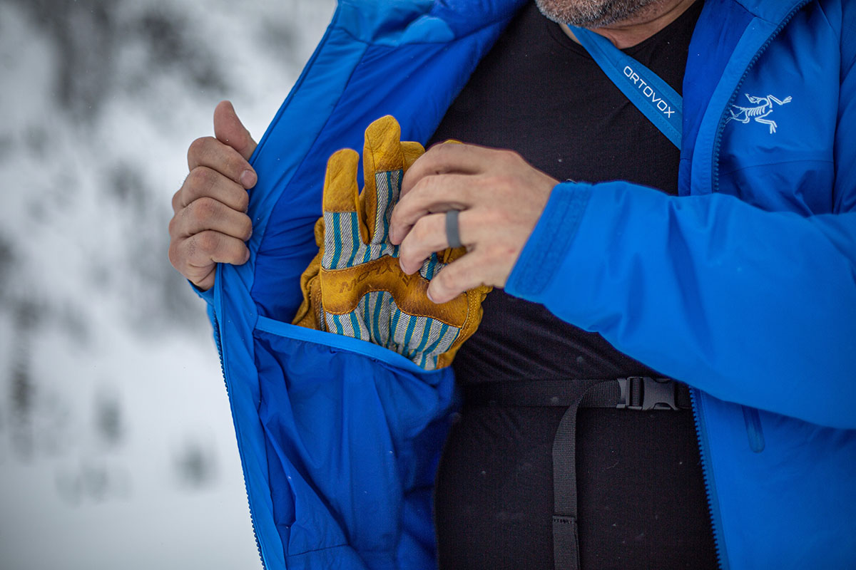 Arc'teryx Beta Insulated Jacket (gloves in interior dump pocket)