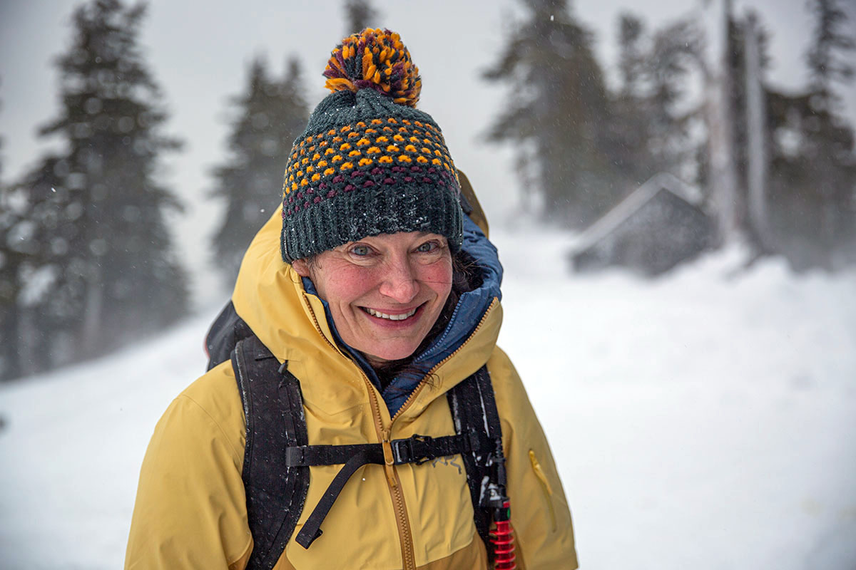 Arc'teryx Sentinel Jacket (smiling in backcountry)