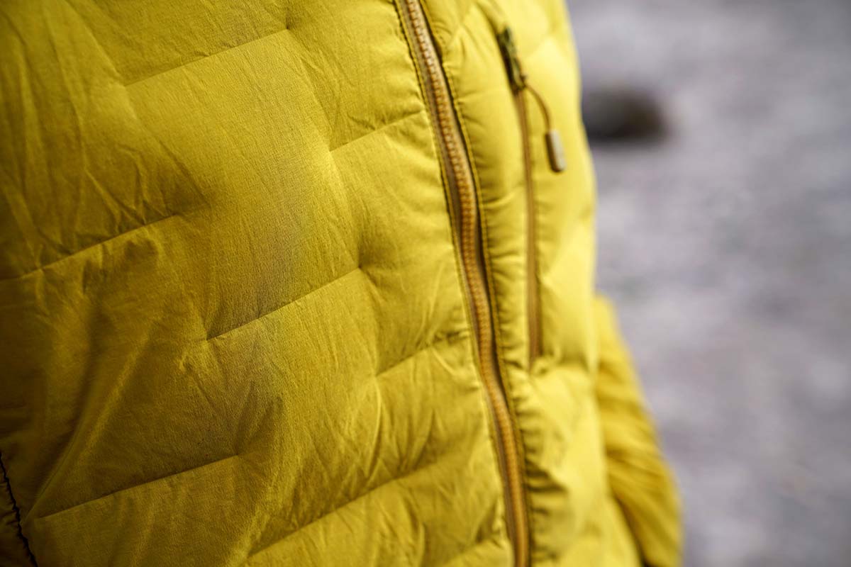 Mountain Hardwear SuperDS Stretchdown Hooded jacket (fabric pattern)