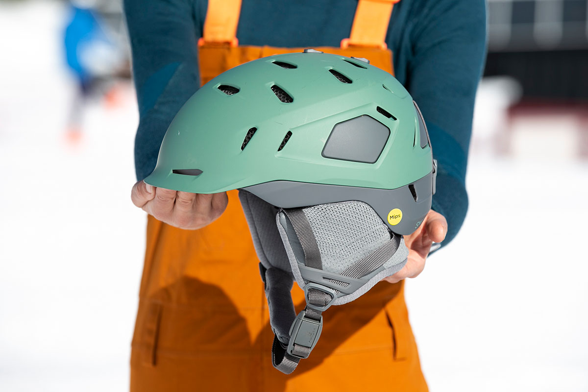 Smith Nexus MIPS helmet (holding helmet up)