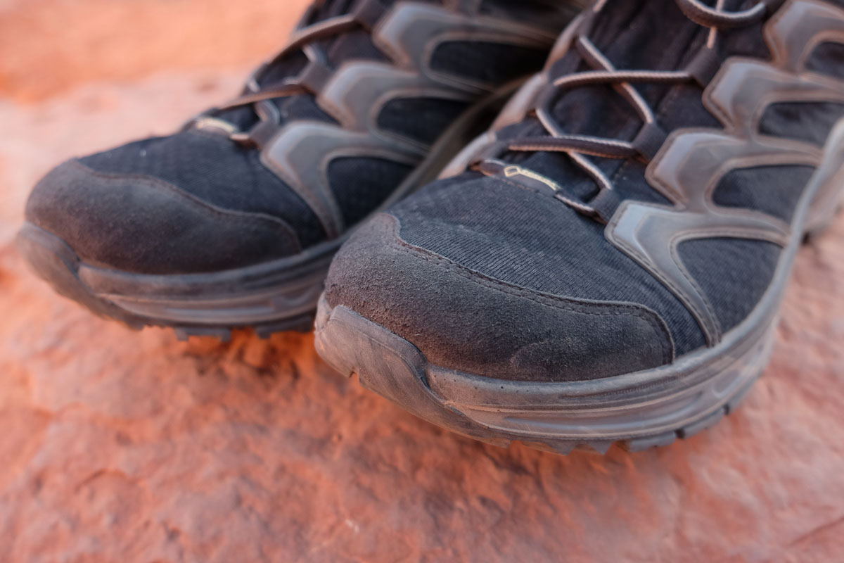 Lowa Innox GTX Mid hiking boot toe