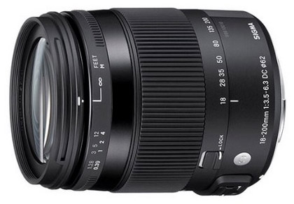 Sigma 18-200mm f:3.5-6.3 OS lens