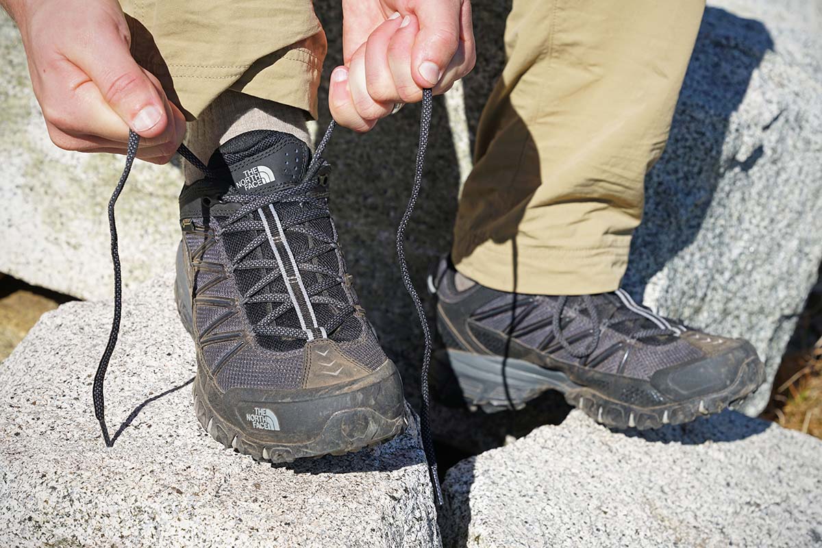 The North Face Ultra 110 GTX (lacing)