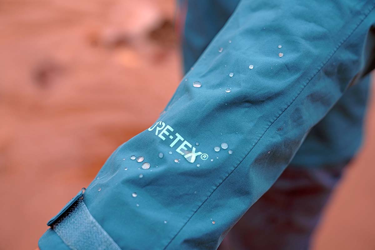 Waterproofing water beading up on Gore-tex Patagonia Calcite rain jacket