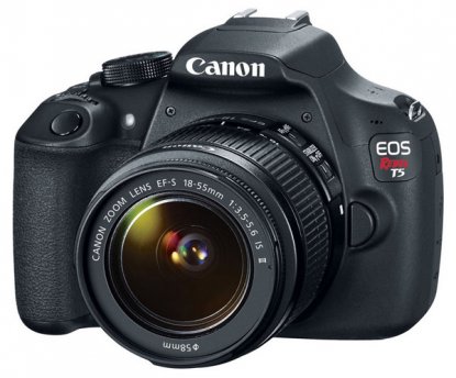 Canon Rebel T5 DSLR camera
