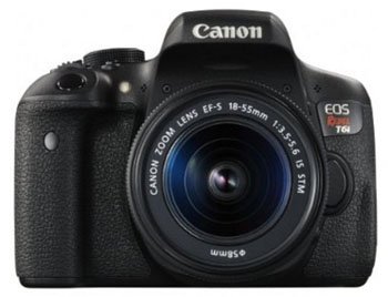 Canon Rebel T6i DSLR camera