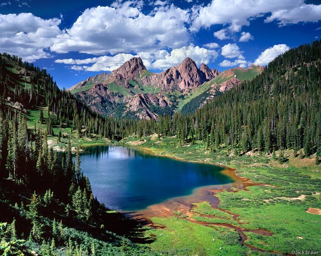 "Emerald Green" - Weminuche Wilderness, Colorado Weminuche Wilderness - Colorado