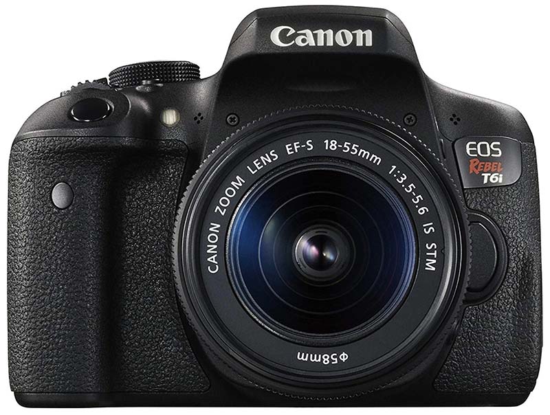 Canon Rebel T6i mirrorless camera