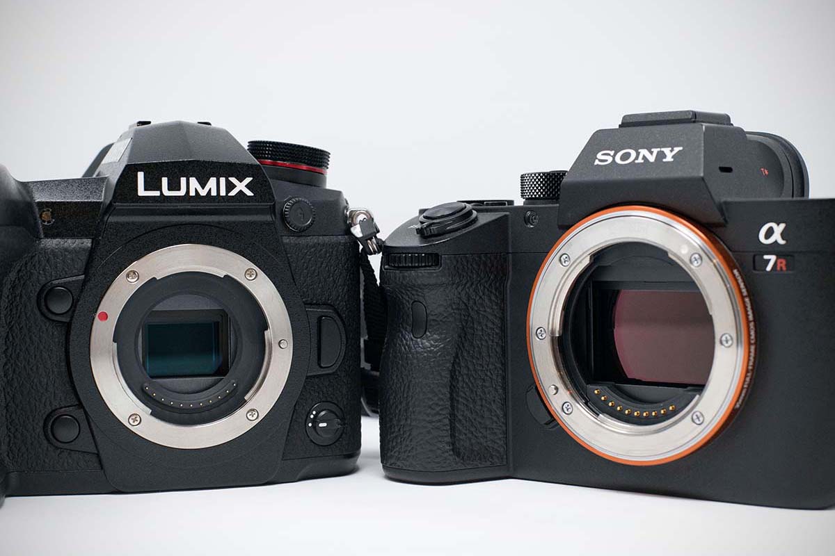 Sensor size comparison (crop sensor vs. full frame)