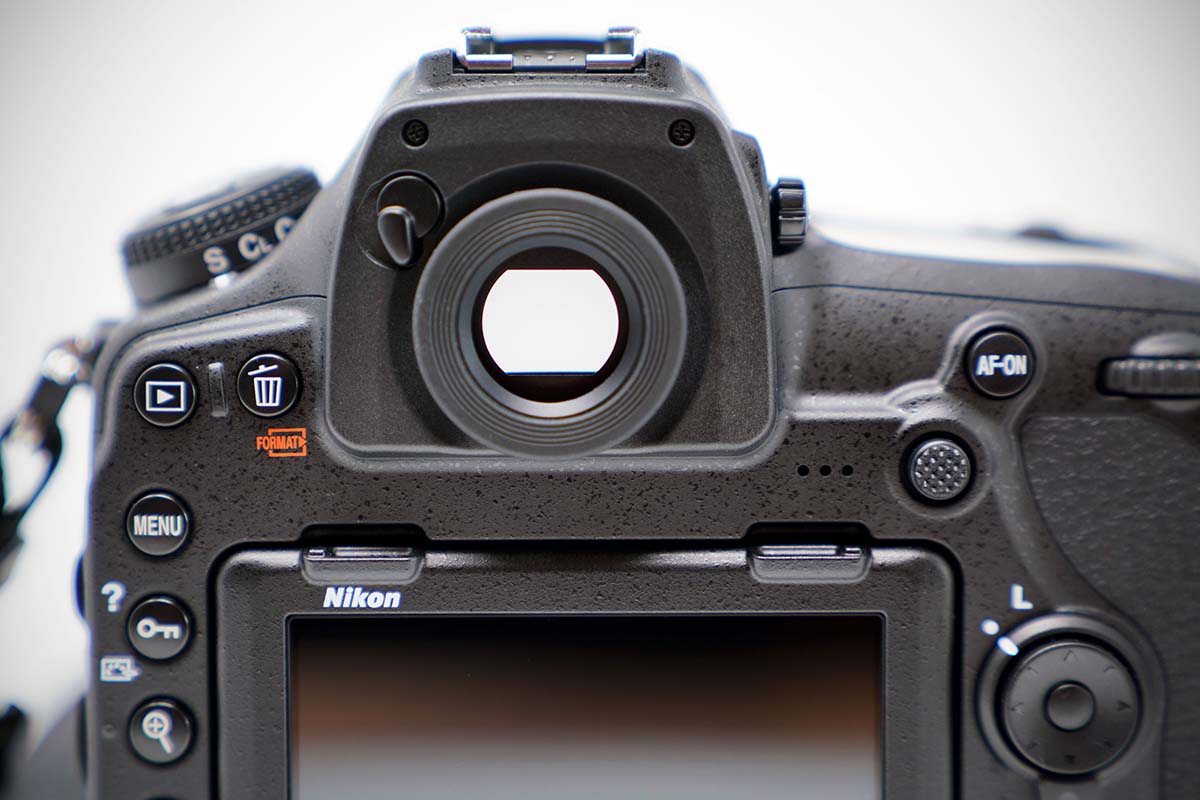 Optical viewfinder (Nikon D850)