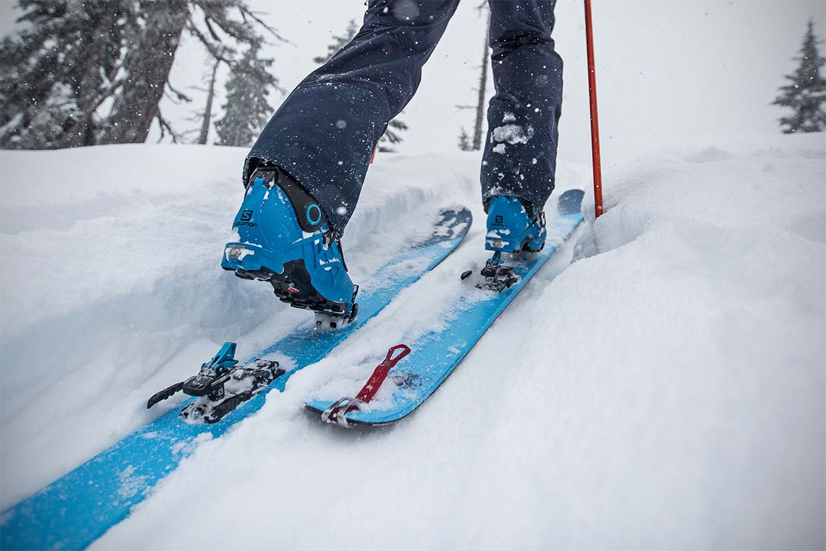 Salomon SLab MTN (skinning closeup)