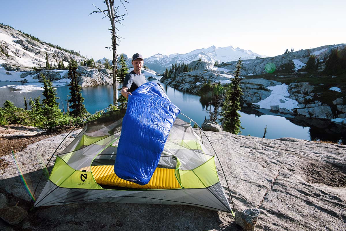Sleeping bag (Alpine Lakes Wilderness)