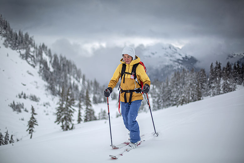 Arc'teryx Sentinel Jacket (skinning on cloudy day)