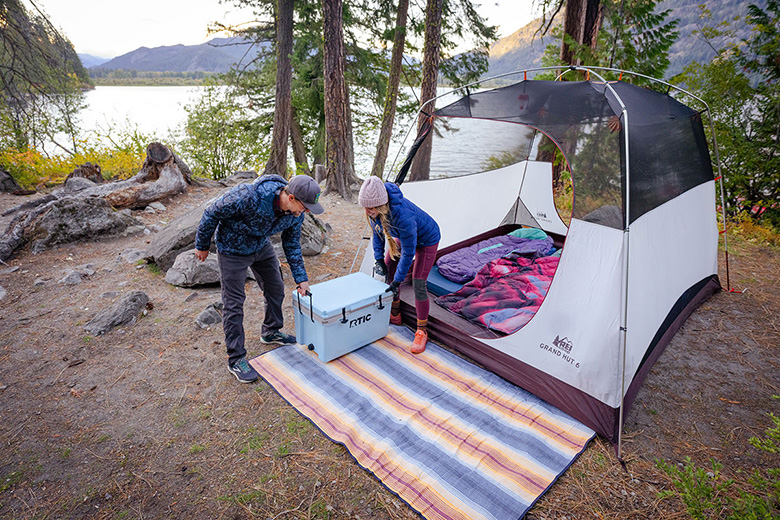 Campsite and Lake Background (Extended) Pack