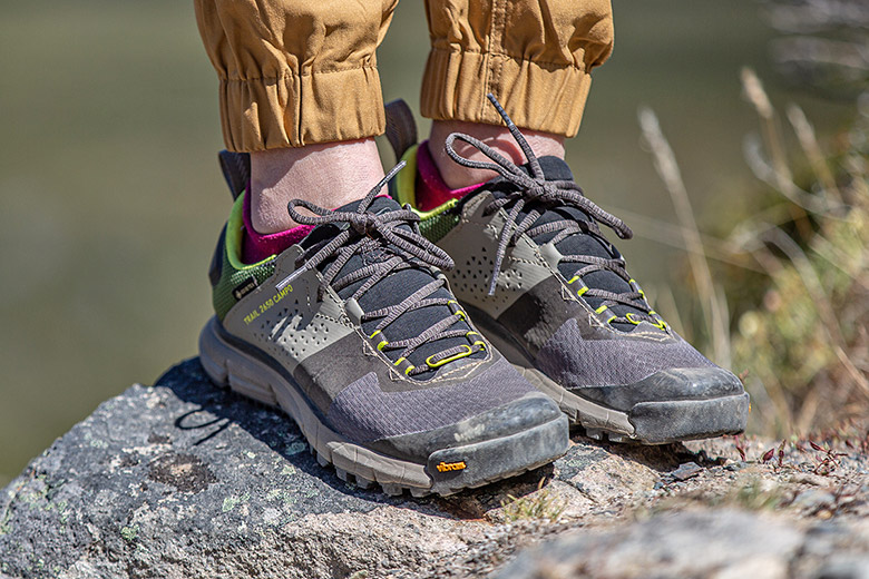 Danner Trail 2650 Campo GTX (perched on a rock in Patagonia)