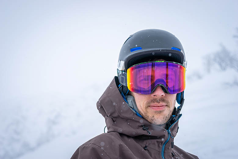 Giro Axis snow goggle (in backcountry)