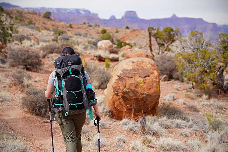 Granite Gear Blaze 60 backpack (hiking in Grand Canyon)