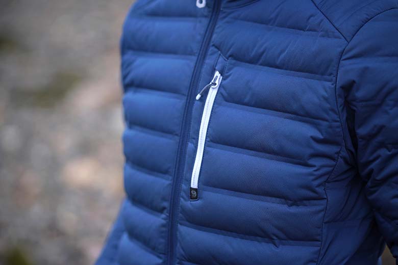 stretch down jacket
