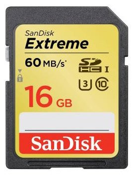 SanDisk Extreme 16GB Memory Card