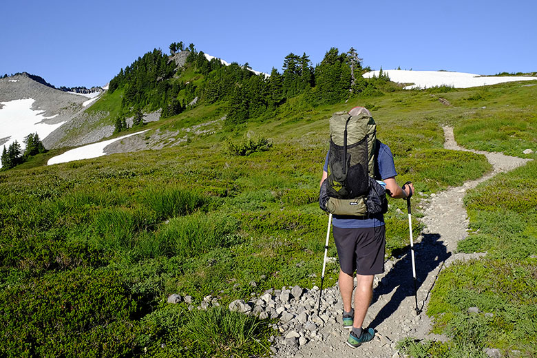 mountain hiking stick