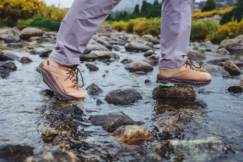 Waterproof Hiking Boots (water crossing in Altra hiking boots)