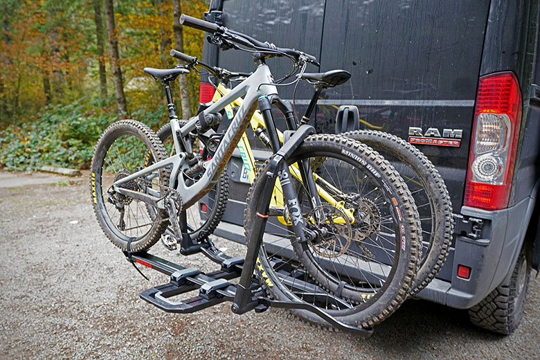 3 bike hitch rack platform