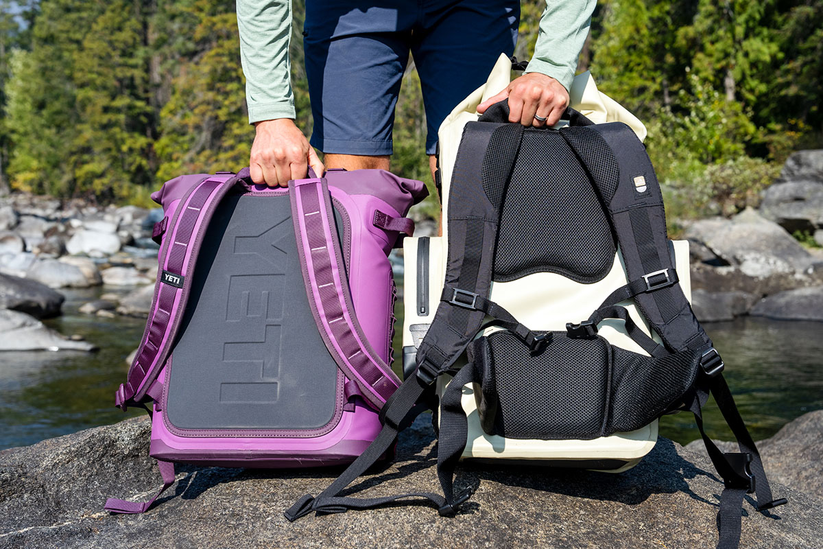 Backpack coolers (padding along backpanel)