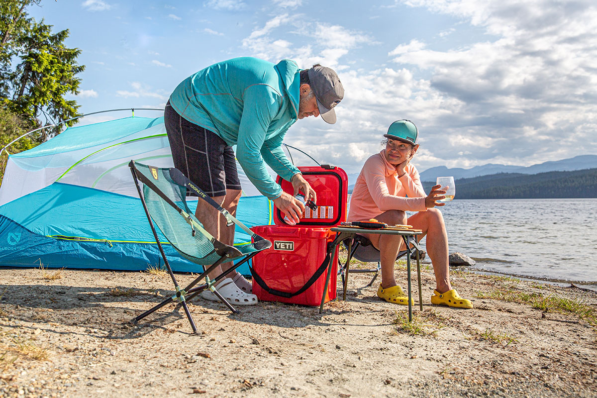 Camping chair (Nemo Moonlight at camp)