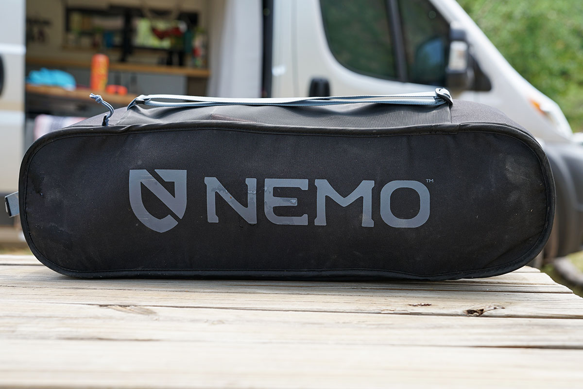 Camping chair (Nemo Stargaze packed down)