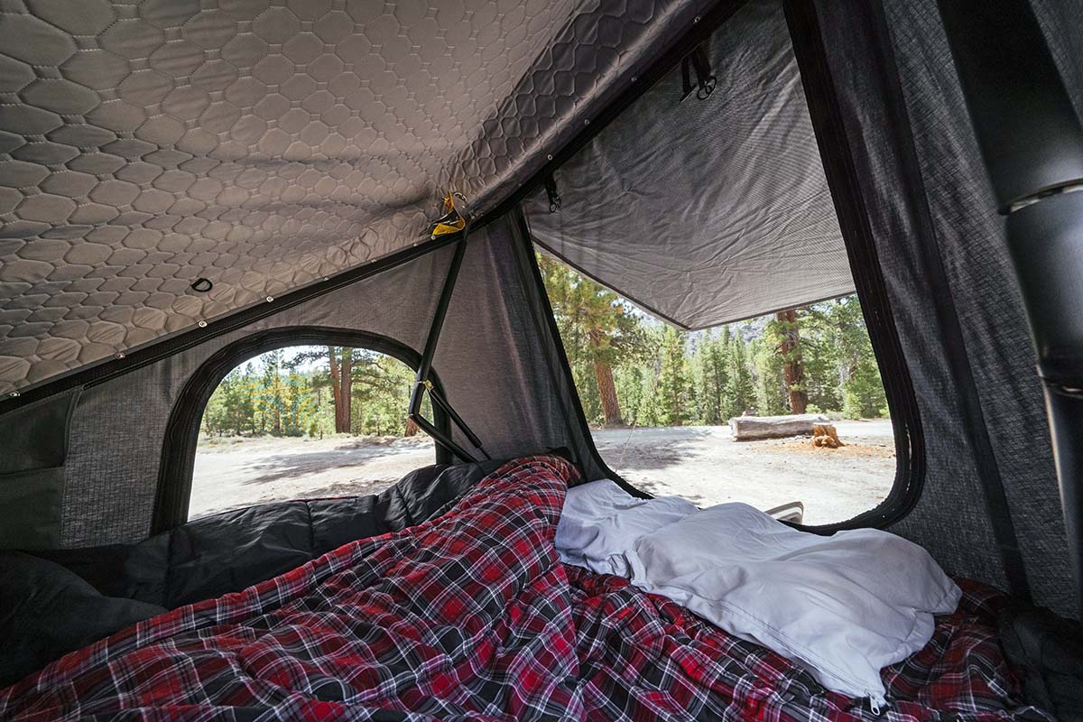 Roofnest Sparrow Eye interior windows and awnings