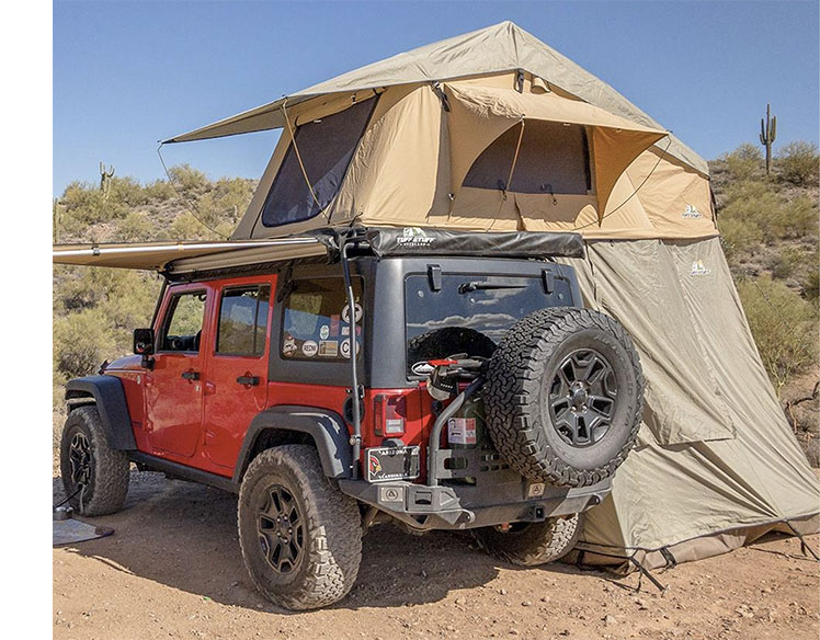 jeep wrangler roof top tent