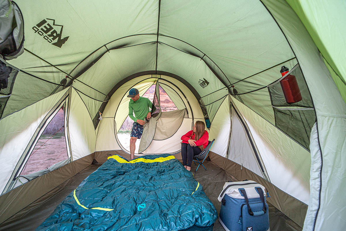 Camping tent (inside REI Co-op Wonderland 4)
