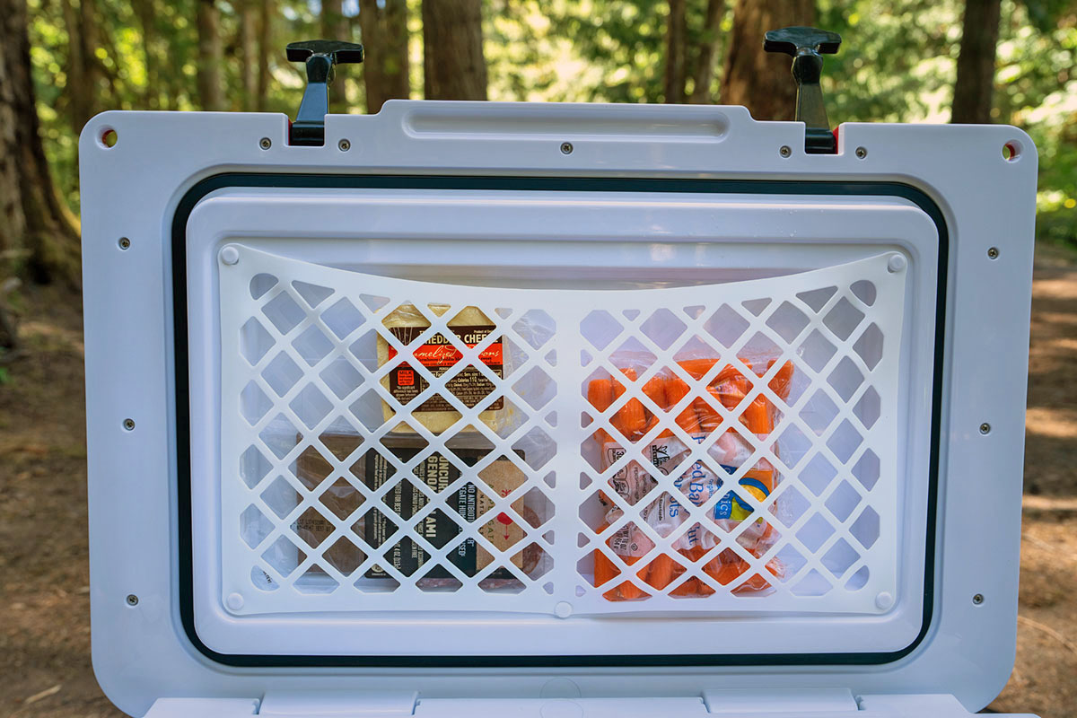 Wheeled cooler (silicone net inside RTIC 52 QT Ultra-Light)