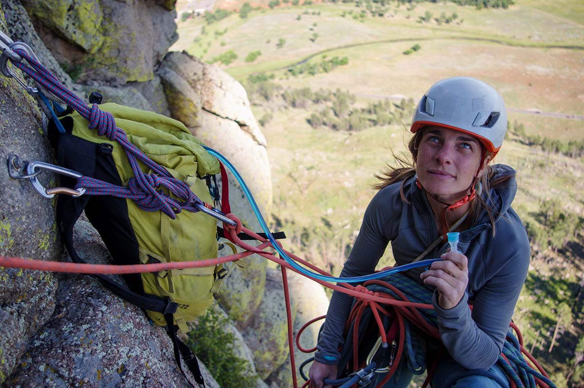 Climbing backpack (hydration)