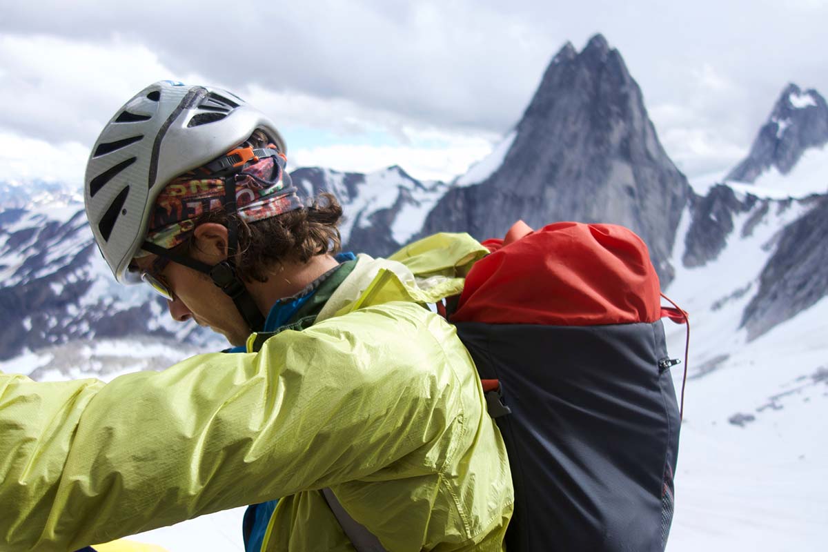 Climbing backpack (simple top-loading design)