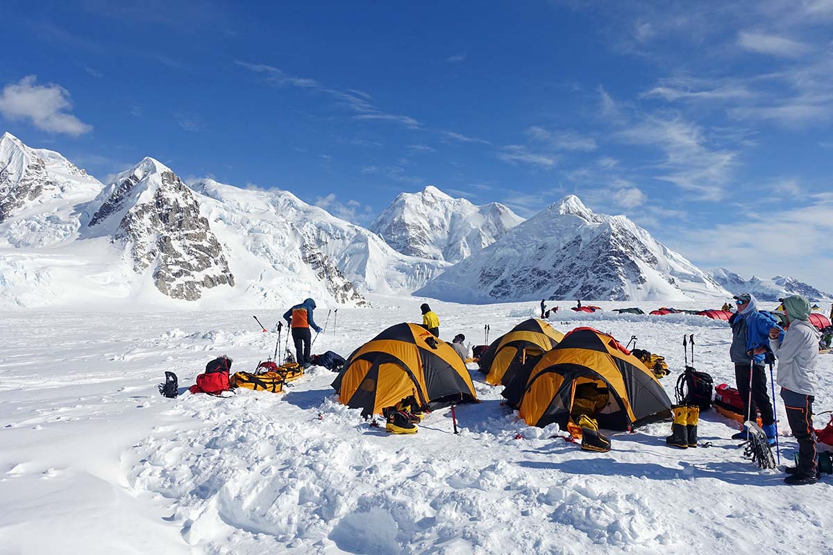 The North Face VE 25 at Denali Basecamp