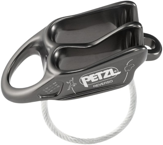 Petzl Reverso climbing belay device