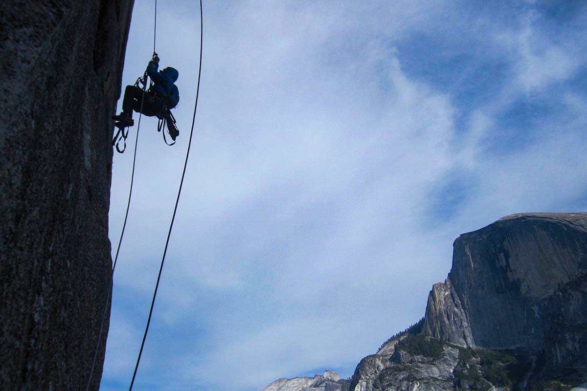 climbing harnesses (hanging)