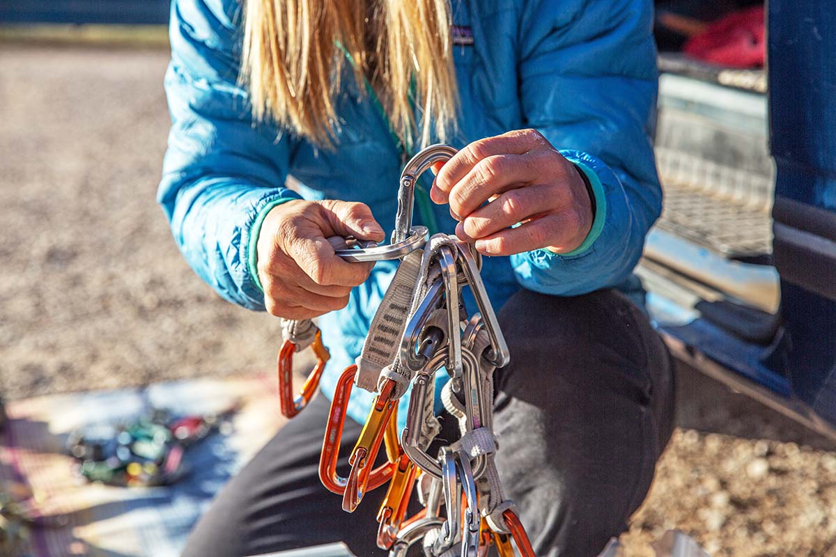 Organizing Petzl Spirit quickdraws