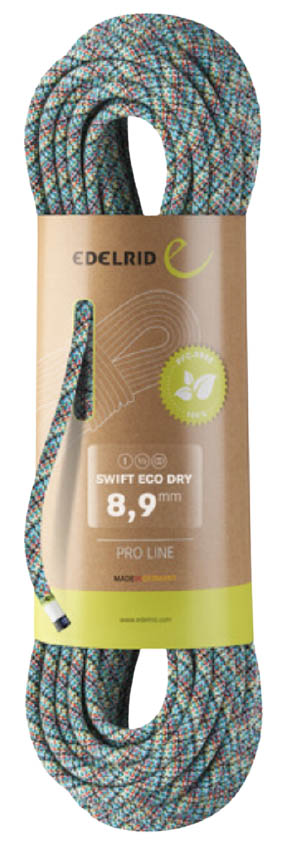Edelrid Swift Eco Dry rock climbing rope 8.9mm