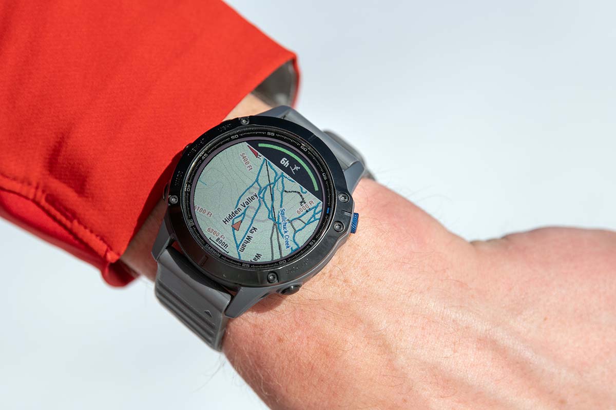 Garmin Fenix 6 Pro GPS altimeter watch (preloaded ski maps)