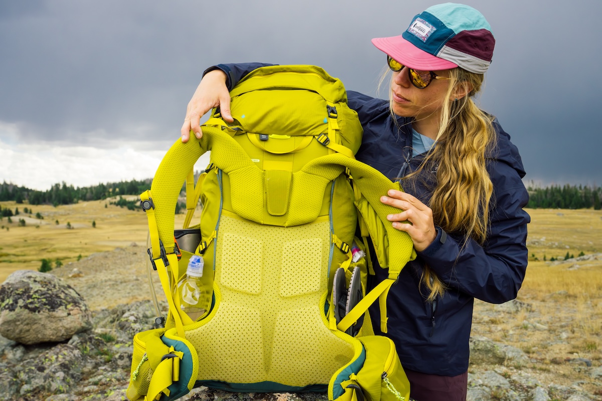 Backpacking Backpacks (back padding on REI Flash 55)