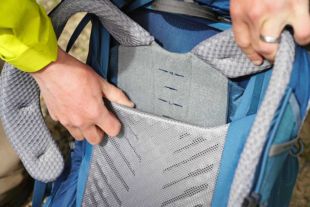 Backpacking pack (adjusting fit on Gregory Paragon 58)