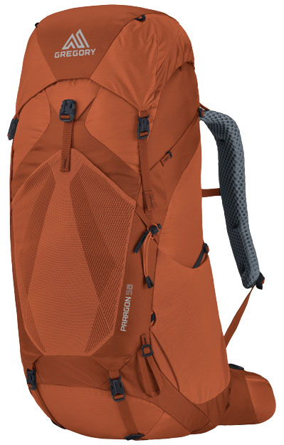 Gregory Paragon 58 backpacking pack (orange)